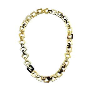 สร้อยคอทำมือจากเขาควาย รุ่นขายดีประจำปี 2026 สร้อยคอแบบยุโรป ฉลองครบรอบ สีสันสดใส แฟชั่นเครื่องประดับสำหรับเป็นของขวัญ - Product Image 1