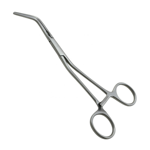 KOUNAIN 160mm acier inoxydable Atrauma Cooley 60 degrés coudé pince chirurgicale cardiovasculaire Source d'alimentation manuelle - Product Image 4