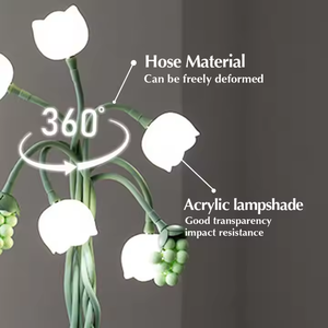 2025 Phong Cách Mới Cây Thiết Kế Acrylic Cây Nho Tùy Chỉnh 3 Màu Bảng Đèn Ánh Sáng Lily Thung Lũng Đám Cưới Đảng Nho Bảng Đèn Ánh Sáng - Product Image 4