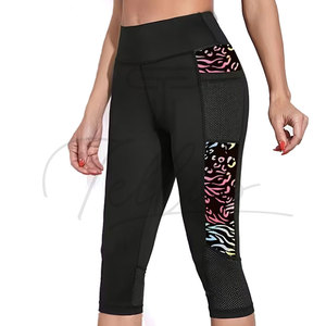 Última Colección de Pantalones Capri y Leggings de Yoga para Mujer, Pantalones Ajustados Elegantes - Product Image 4