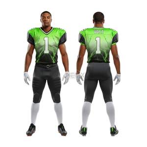 Uniforme de Fútbol Americano Sublimado para Equipos Deportivos, Transpirable, con Diseño Personalizado y Temática de Banderas - Product Image 5