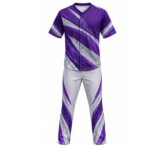 Uniforme de béisbol de diseño moderno y personalizado para entrenamiento y partidos, transpirable. - Product Image 1