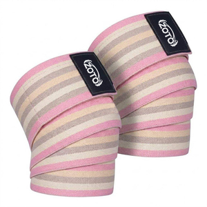 2027 Adjustable Weight Lifting <b>Knee</b> Wraps OEM Custom Print <b>Knee</b> <b>Support</b> <b>Straps</b> for Gym Workout Bulk Wholesale - Product Image 6
