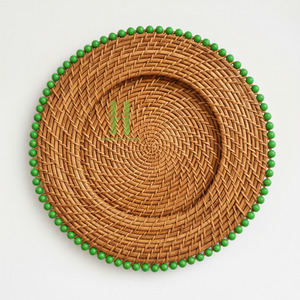 Handmade Modern Natural Rattan Woven Dining Tea Holiday Christmas Kitchen <b>Table</b> <b>Mats</b> & Pads Wicker Charger Plates Rattan 2026 - Product Image 5
