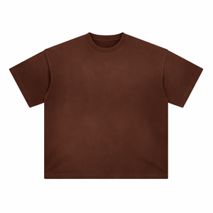 T-shirts unisexes surdimensionnés en coton 100% épais, personnalisables, de haute qualité, style streetwear, vierges, teints, respirants, vente en gros - Product Image 3