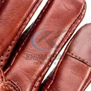 Gants de moto en cuir de qualité supérieure, doublure intérieure douce, couche de protection extérieure durable, design à doigts complets, antidérapants, pour l'extérieur - Product Image 5