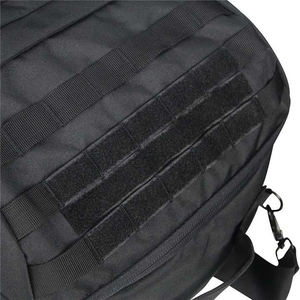 Sac de voyage en nylon en forme de baril avec fermeture éclair et sangles amovibles, grande capacité, style décontracté unisexe - Product Image 5