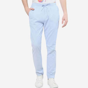 Pantalon de jogging molletonné pour homme à entrejambe bas, coupe oversize, en tissu doux et épais pour l'hiver, avec broderie personnalisée et taille élastique - Product Image 1
