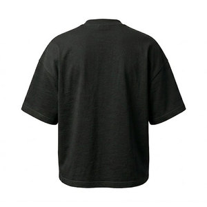 T-shirt de haute qualité pour hommes, impression en gros, t-shirt embossé personnalisé, t-shirt graphique 3D embossé surdimensionné, t-shirt homme lourd - Product Image 2