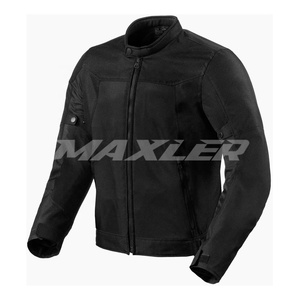 Veste de moto légère avec protection certifiée CE de niveau 2, veste d'équitation courte en textile imperméable et respirant - Product Image 1