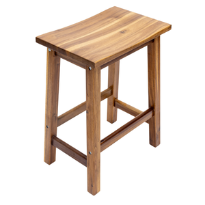 Modern Water Resistant Acacia Wood Bar <b>Stools</b> Vietnam-Durable Eco-Friendly Furaka Bar Furniture for Hotel Dining Living Room Use - Product Image 2