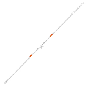 Bracelet étoile de mer |   Bracelet en argent sterling 925 avec pendentif étoile de mer et pierres précieuses - Product Image 2