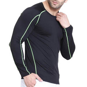 Camisetas de Compresión para Hombre, Transpirables, Ecológicas, Ligeras, con Tejido que Absorbe la Humedad, Diseño Atlético Ajustado para Entrenamiento en el Gimnasio - Product Image 3
