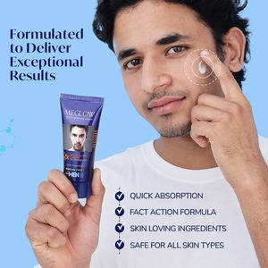 Crema Aclarante y Blanqueadora de Piel Meglow para Hombres |   Ayuda a reducir las manchas oscuras, previene la pigmentación y unifica el tono de la piel. |   1.76oz (50g) - Product Image 6