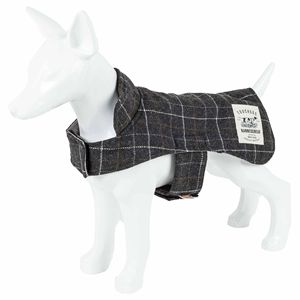 Giacca e Tappetino per Cani 2-in-1 Reversibili a Quadri con Accessori Abbinati - Product Image 3