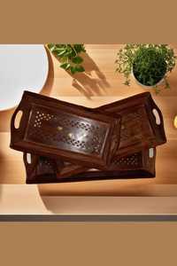 Linea Exports Inc LE-F111682 Bandeja de Hielo y Vajilla Moderna de Metal Antiadherente Ecológica, Disponible en Uttar Pradesh - Product Image 2