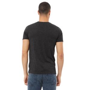 Camiseta fabricante de ropa casual para Hombre Ropa transpirable fitness gimnasio desgaste camiseta lisa Camiseta de algodón de bambú ajustada - Product Image 4