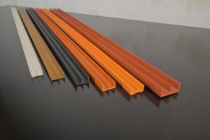 Perfil de Canal en E de Plástico para Puerta Corredera, Soporte para Vidrio, Soporte para Partición de Gabinete, Extrusión Duradera - Product Image 3