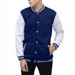 Veste universitaire OEM haut de gamme, veste bomber personnalisée en mélange de laine, logo brodé, veste universitaire pour équipe sportive universitaire, streetwear - Product Image 1