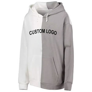 Sweat-shirt à capuche unisexe en coton épais, imprimé sur mesure, avec broderie et poche à cordon, chaud pour la saison d'automne - Product Image 1