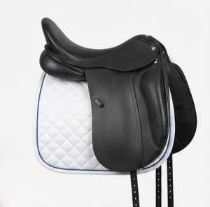 Custom Color FAB International FI-ES-00 Dressage Saddle English Leather Horse Saddle Fiber Tree Comfortable & Durable - Product Image 1