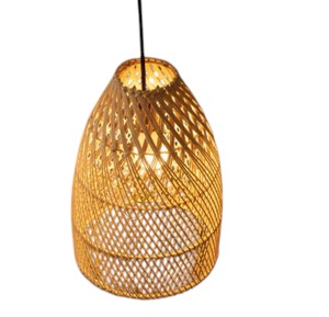 Commercial Woven <b>Natural</b> Rattan Lampshade Straw Hanging Chandelier Cover Minimalist Bell Pendant <b>Light</b> <b>Shade</b> Kitchen - Product Image 1