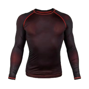 Men Compression Swim Shirt Rash Guard UV Protection Mens Fitness Rash Guard Training Sports Shirt Men Fortleo - Product Image 1