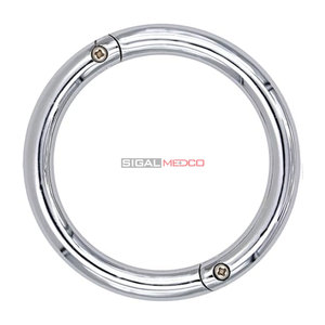 ห่วงจมูกวัวเหล็กกล้าคาร์บอน ทนทาน ใช้งานหนัก อุปกรณ์จัดการปศุสัตว์ ป้องกันสนิม ใช้งานง่าย ล็อคแน่น - Product Image 1