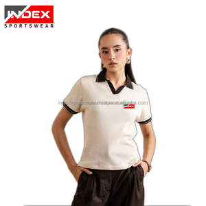 Camiseta Polo de Primera Calidad para Mujer, Fabricante de Ropa OEM, Camiseta Polo Personalizada - Product Image 3