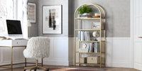 Design moderne durable H x 32_7 Etagere Bibliothèque Mobilier d'intérieur pour la maison Salon Salle à manger Hôtel Acier Métal Matériel ODM/OEM