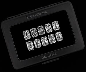 Diamante de laboratorio con corte esmeralda de 1.00 CT, 3.0 x 2.2 mm, diamante cultivado en laboratorio suelto, diamante cultivado en laboratorio CVD-HPHT para joyería (10 piezas) - Product Image 4