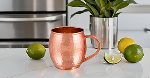 Fabriqué à la main martelé classique cuivre moscou Mule tasses solide sans doublure tasse tasse créative pur cuivre tasse marteau or noir tasses - Product Image 4