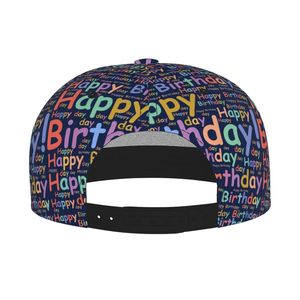 Gorra Snapback con Estampado de Feliz Cumpleaños, Ajustable, Unisex, de 6 Paneles, de Malla, Informal, para Fiestas, Estilo para las Cuatro Estaciones - Product Image 6