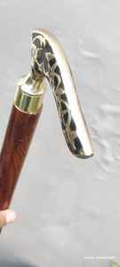 Bastón náutico antiguo con mango en forma de T. Impresionante bastón de diseño con mango especial para regalar a alguien. - Product Image 2