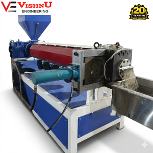 เครื่องอัดรีดเม็ดพลาสติกกำลังการผลิตสูงสำหรับการผลิตอุตสาหกรรมแบบต่อเนื่อง - Product Image 4