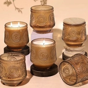 Porte-bougie en verre fait main, magnifique centre de table pour la maison, les restaurants, les mariages, les événements, les fêtes et les occasions spéciales - Product Image 2