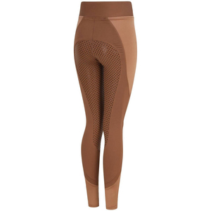 Leggings de equitación de cintura alta para mujer, transpirables, de punto, con licra, nailon, patchwork y bloques de color. - Product Image 5