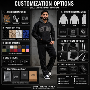Conjunto Deportivo Personalizado para Adultos, Sudadera con Capucha y Pantalones de Chándal Negros con Pedrería, Ropa Deportiva Informal de Invierno, 100% Algodón - Product Image 6