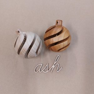 Premium Wooden Christmas Tree <b>Ornaments</b> Handmade Custom Printed Holiday Hanging Pendants Eco Friendly Modern Xmas Decorations - Product Image 3