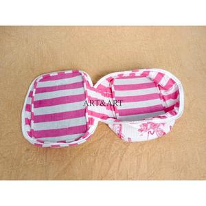 Juego de 3 Bolsas de Aseo Acolchadas de Algodón Estampado Indio, Neceser, Estuche de Afeitado, Estuche de Maquillaje de Viaje, Bolsas y Estuches para Cosméticos - Product Image 5