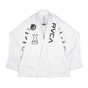 ชุดยิวยิตสูบราซิล BJJ สำหรับผู้ใหญ่ RTS คุณภาพสูง 440 GSM สีขาว ผ้าฝ้าย 100% ยืดหยุ่น ทนทาน น้ำหนักเบา แห้งเร็ว - Product Image 1