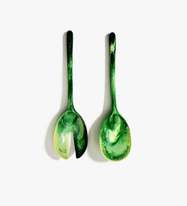 Eco-Friendly Dishwasher Safe Resin Coated 11 Inch <b>Salad</b> Tools Home Kitchen Made in India - Product Image 2