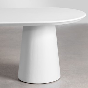 Vandana Hexa Vesta Oval <b>dining</b> <b>table</b> 220x95 cm in Noemi cement - Product Image 6
