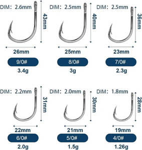 Anzuelos Triples de Pesca de Acero Inoxidable de Alta Resistencia a 45 Grados para Señuelos de Rana, Pesca de Lubina, Trucha, Río y Agua Salada - Product Image 5