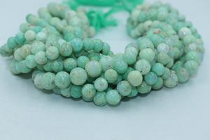 ลูกปัดคริสโซเพรสธรรมชาติคุณภาพ AAA รูปทรงกลมเรียบ ขนาด 7-8 มม. ลูกปัดพลอยหลวมสำหรับทำเครื่องประดับ - Product Image 6