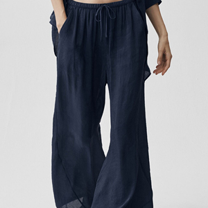 Pantalon de jogging décontracté en coton pour femme, taille élastique, respirant, vêtements de sport, pantalon de gym - Product Image 4
