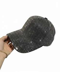 Casquettes de baseball en jean personnalisées de qualité supérieure OEM, avec strass, style trucker et snapback - Product Image 2