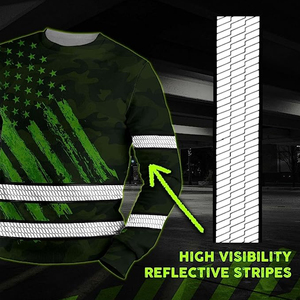 Cinta reflectante para hombres y mujeres, ropa deportiva para yoga, rave, danza, camiseta reflectante de trabajo, camisetas de seguridad sublimadas al por mayor - Product Image 2