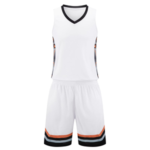 Ensemble de maillots et shorts de basket-ball personnalisés unisexes, prix ajustable, légers, séchage rapide, respirants, durables - Product Image 3