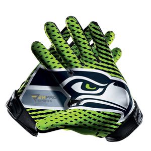 Guantes de Fútbol Americano Personalizados, Cómodos, Diseño Personalizado, Venta al Por Mayor, Ligeros, los Mejores Guantes de Receptor de Fútbol Americano - Product Image 5